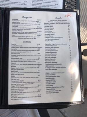 Menu photo 8 Mas Alla Del Sol Chicago, IL