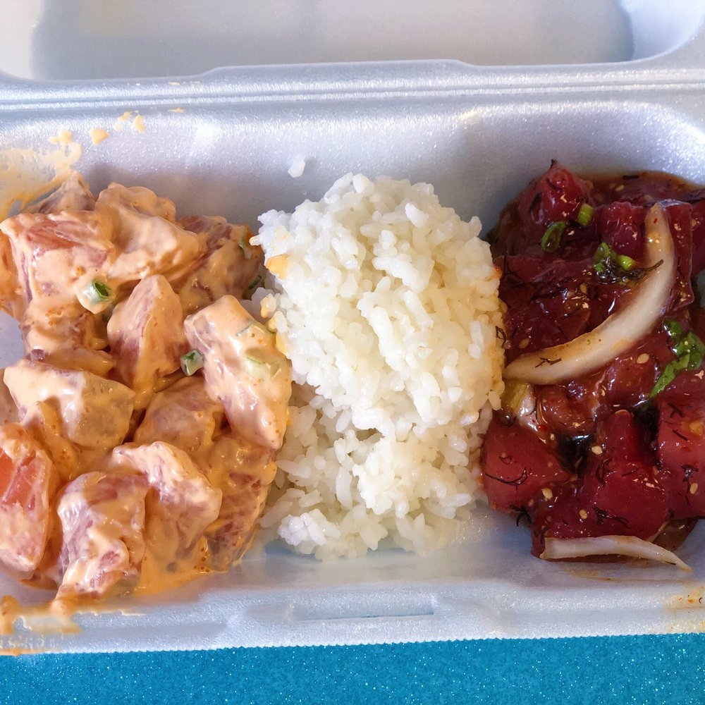 Fresh Catch - Spicy salmon and tuna with Hawaiian blend. - Hawaiian Near Me - Honolulu, Hawaii