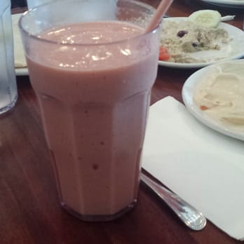 Pita Jungle - Strawberry "mango" smoothie - Mediterranean Near Me - Mesa, Arizona Pita Jungle - Strawberry "mango" smoothie - Mediterranean Near Me - Mesa, Arizona