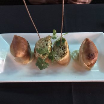 Selva Grill - Ahi de Gallina Spring Roll filled with spicy pulled chicken, pecans, and avocado aioli. - Spanish Near Me - Sarasota, Florida Selva Grill - Ahi de Gallina Spring Roll filled with spicy pulled chicken, pecans, and avocado aioli. - Spanish Near Me - Sarasota, Florida