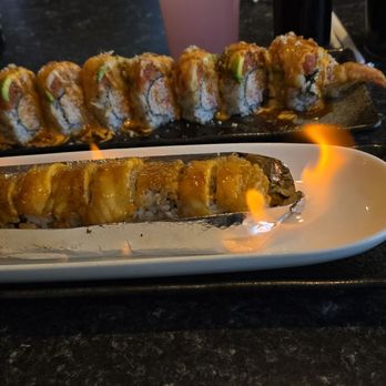 Prime Sushi - Back: Super Tiger Roll Front: Fire Roll - Sushi Bars Near Me - Bakersfield, California Prime Sushi - Back: Super Tiger Roll Front: Fire Roll - Sushi Bars Near Me - Bakersfield, California