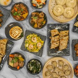 Dainty Cuisine - Shrimp fried rice, dumplings, buns, rougamo, Chinese cheese pancakes, leek pocket, beef wraps, fried fish, vegetables, soup, and much more!