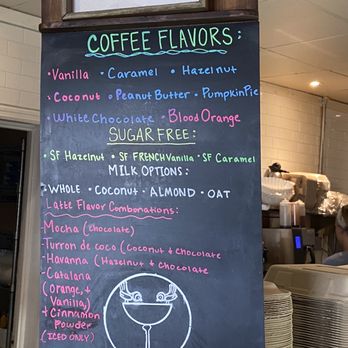 Odd Birds Cafe - a menu on a blackboard - Cafes Near Me - St. Augustine, Florida