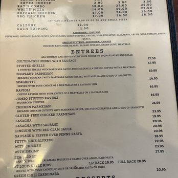 Argenziano's - Menu - Italian Near Me - Corona De Tucson, Arizona