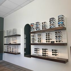 Hart Eyes - Two of the eight displays of sunglasses & eyeglasses.