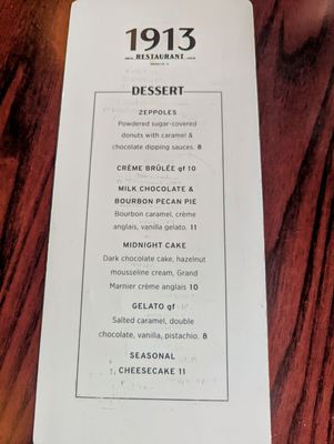Menu photo 6 1913 Restaurant & Wine Bar Roselle, IL