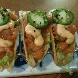 Salmon taco Salmon taco