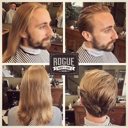 Rogue Haircut & Shave Parlour - We do get the occasional request for longer scissor cuts, and we know how to make them look nice and clean.