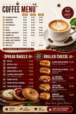 Menu photo 1 Stone St Deli New York, NY