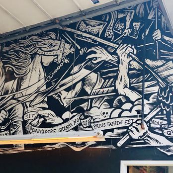 Solemn Oath Brewery - Cool artwork - Breweries Near Me - Naperville, Illinois