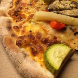 Piola - Veggie pizza with zucchini, eggplant and white asparagus