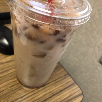 La Santisima - Horchata topped off with fruits and pecans. Delicious! - Mexican Near Me - Phoenix, Arizona