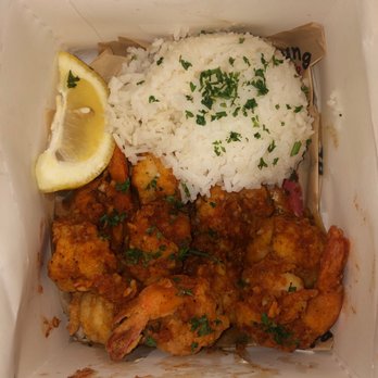 The Boiling Crab - Sha bang bang (fried shrimp w/rice) - Seafood Near Me - Alhambra, California