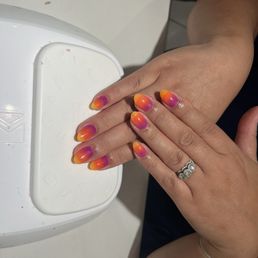 I asked for a sunset. Absolutely loved these.