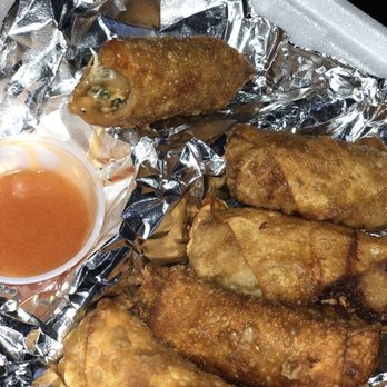Systahs - Salmon Eggrolls delicious!! - Soul Food Near Me - Chester, Pennsylvania