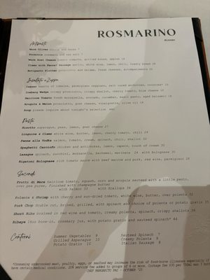 Menu photo 3 Rosmarino San Ramon, CA Menu photo 3 Rosmarino San Ramon, CA