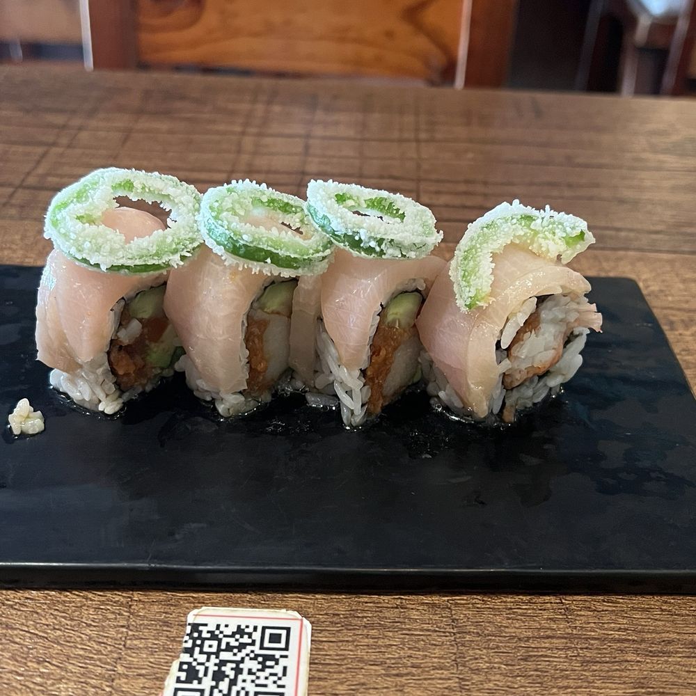Sushi Ai - Spicy Yellowtail with Albacore Roll - Sushi Bars Near Me - Long Beach, California Sushi Ai - Spicy Yellowtail with Albacore Roll - Sushi Bars Near Me - Long Beach, California
