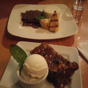 Chesterfield - Chocolate Bread Pudding and Coconut Bavarian with Pineapple. - Canadian (New) Near Me - Revelstoke, British Columbia Chesterfield - Chocolate Bread Pudding and Coconut Bavarian with Pineapple. - Canadian (New) Near Me - Revelstoke, British Columbia