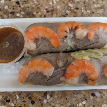 Banh Mi My Tho - Shrimp & Pork Summer Rolls, $4.56 prior to tax - Vietnamese Near Me - Rosemead, California Banh Mi My Tho - Shrimp & Pork Summer Rolls, $4.56 prior to tax - Vietnamese Near Me - Rosemead, California