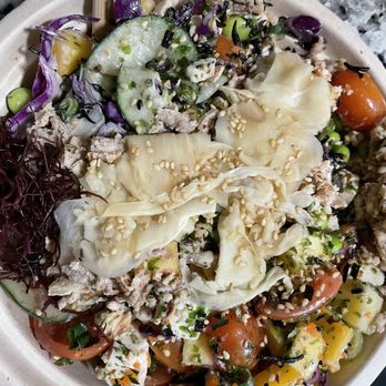 Poké House - San Mateo - Veggie bowl - Poke Near Me - San Mateo, California