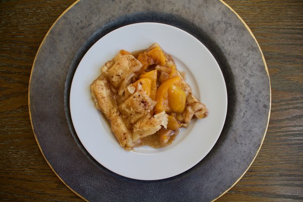 Aunt Evelyn's Peach Cobbler by null