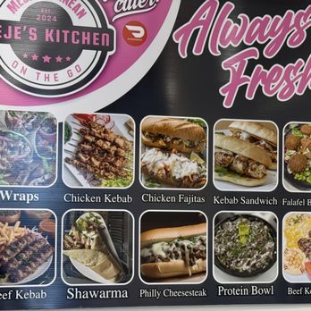 Jeje’s Kitchen - Awesome selection. - Kebab Near Me - Bakersfield, California Jeje’s Kitchen - Awesome selection. - Kebab Near Me - Bakersfield, California