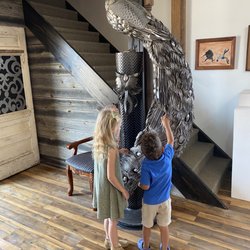 John Lopez Sculpture Gallery - John Lopez peacock sculpture