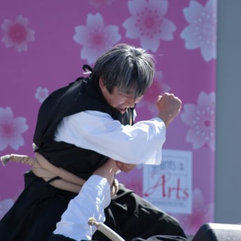 Shorinji Kempo - Atemi strike after pinning one's opponent - Martial Arts Near Me - San Francisco, California Shorinji Kempo - Atemi strike after pinning one's opponent - Martial Arts Near Me - San Francisco, California