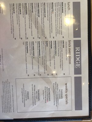 Menu photo 3 Ridge Cafe Draper, UT