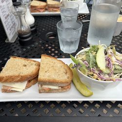 Main St. Delicatessen - 1/4 pound smoked meat sandwich with a crunch salad
