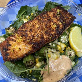 High Street Place - Blackened salmon bowl - Food Court Near Me - Boston, Massachusetts