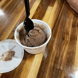 Cup of ice cream