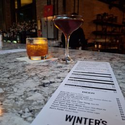 Enjoy a cocktail at the bar before the show.