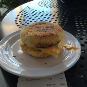 Scratch Bakery Cafe - Turkey Sausage, Egg and Cheese on English Muffin! - Cafes Near Me - Laguna Hills, California
