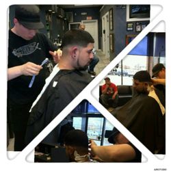 Barber Shop - Low fade with neck shave.