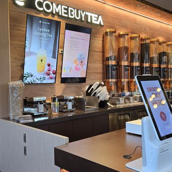 ComeBuy Tea - Leaves on Display! - Bubble Tea Near Me - Seattle, Washington