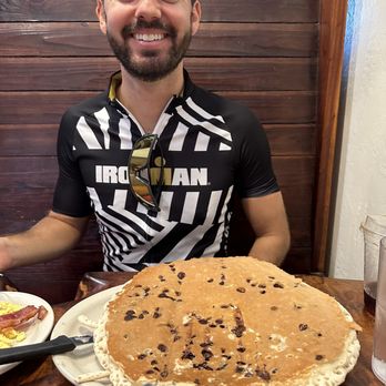 Potato Shack Cafe - Chocolate Chip Pancake - HUGE! - American Near Me - Encinitas, California