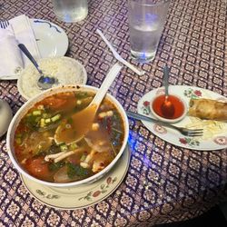Spicy Thai Lao - Tom Yum Chicken Soup