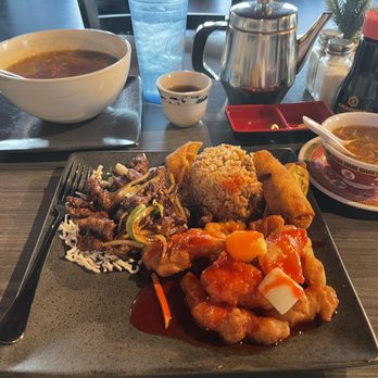 Peking Chinese Restaurant - Mongolian beef & sweet and sour chicken lunch combo - Chinese Near Me - Wasilla, Alaska Peking Chinese Restaurant - Mongolian beef & sweet and sour chicken lunch combo - Chinese Near Me - Wasilla, Alaska