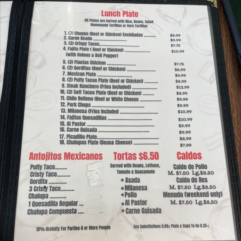 Veronica's Cafe - a menu for lunch - Mexican Near Me - San Antonio, Texas Veronica's Cafe - a menu for lunch - Mexican Near Me - San Antonio, Texas