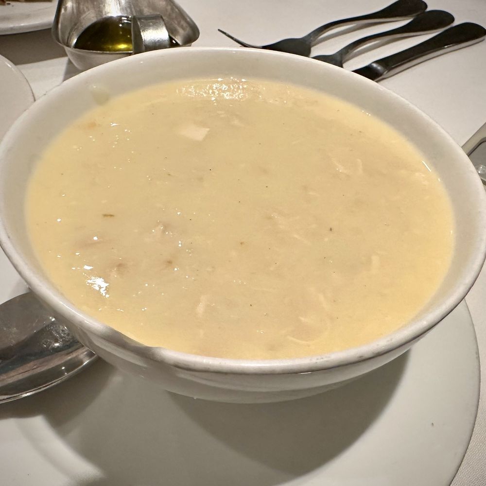 Mykonos Grill - My Avgolemono Soup. Rich and comforting. - Greek Near Me - Rockville, Maryland Mykonos Grill - My Avgolemono Soup. Rich and comforting. - Greek Near Me - Rockville, Maryland