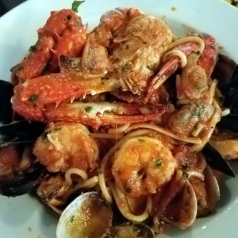 Trattoria 25 - Bigoletti Alla Rucola E Frutti Di Mare! "Sea Food Spaghetti." - Italian Near Me - Vernon, California Trattoria 25 - Bigoletti Alla Rucola E Frutti Di Mare! "Sea Food Spaghetti." - Italian Near Me - Vernon, California