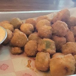 Fried okra Fried okra