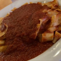 Pappardelle Pasta with Tomato Sauce