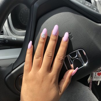 Christina Nails - Overlay with gel manicure plus crystal design - Nail Salons Near Me - Newark, California Christina Nails - Overlay with gel manicure plus crystal design - Nail Salons Near Me - Newark, California