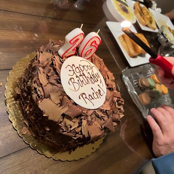 Passion Bakery Cafe - Chocolate mousse cake requested by our birthday girl - Bakeries Near Me - Silver Spring, Maryland