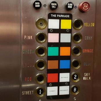 Parkade - Vintage elevator - Parking Near Me - Spokane, Washington