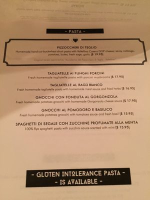 Menu photo 3 Stelvio Toronto, ON Menu photo 3 Stelvio Toronto, ON