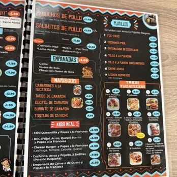 Sabor Yucateco - Menu February 2025 - Seafood Near Me - Rialto, California