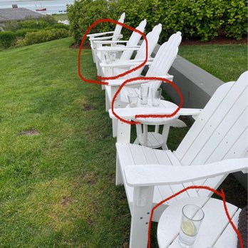 Chatham Bars Inn - Dirty tables - Hotels Near Me - Chatham, Massachusetts